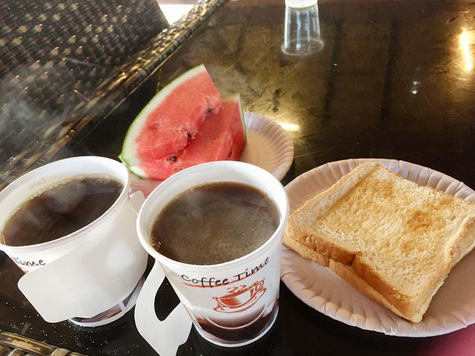 The breakfast on the Ang Thong