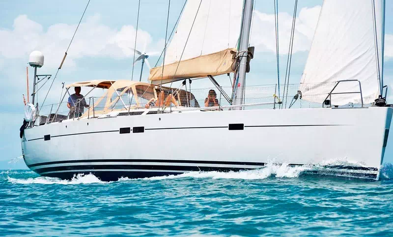 Aello siling yacht view 3