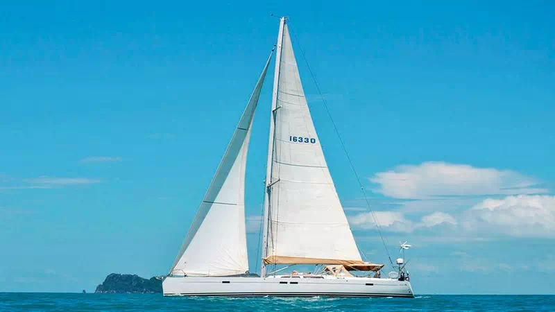 Aello siling yacht view 6