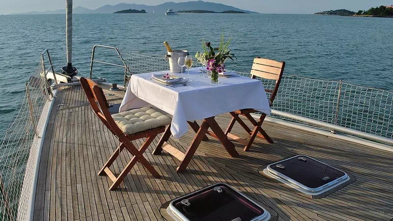 Aello siling yacht view 7