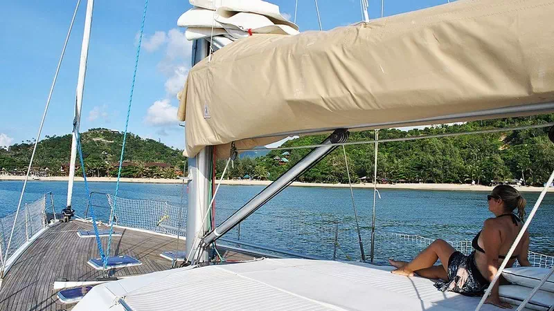 Aello siling yacht view 10