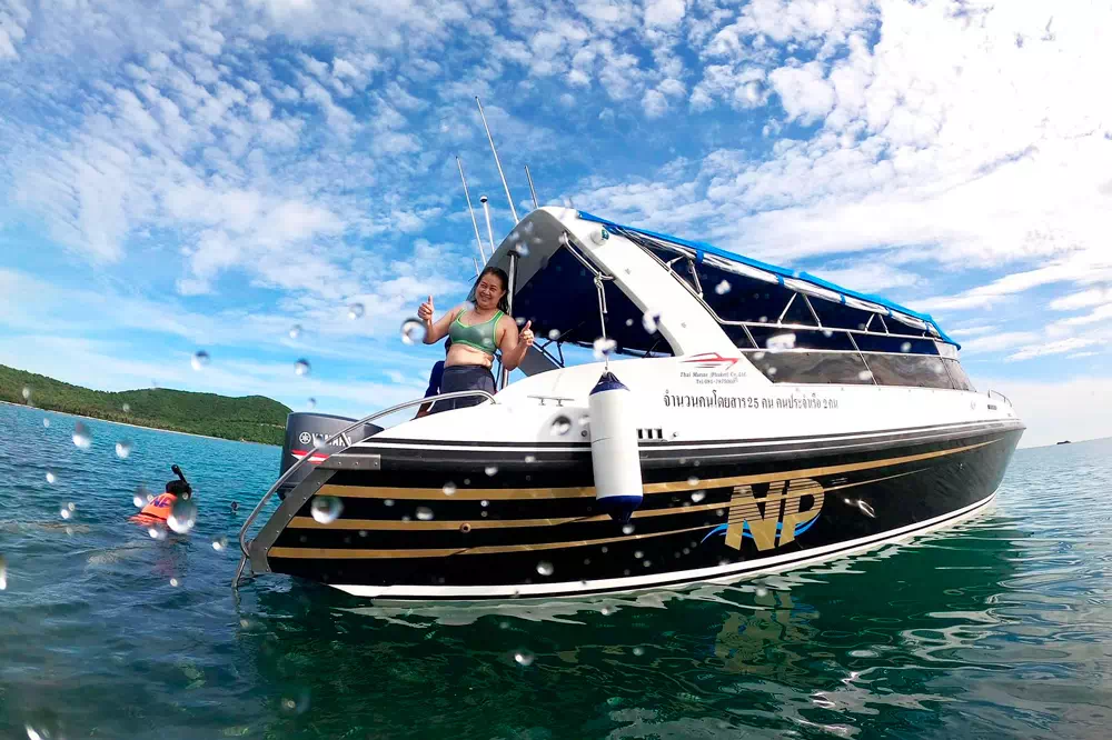 Pink dolphins tour, snorkeling at Koh Tan and Pig Island Koh Madsum view 19