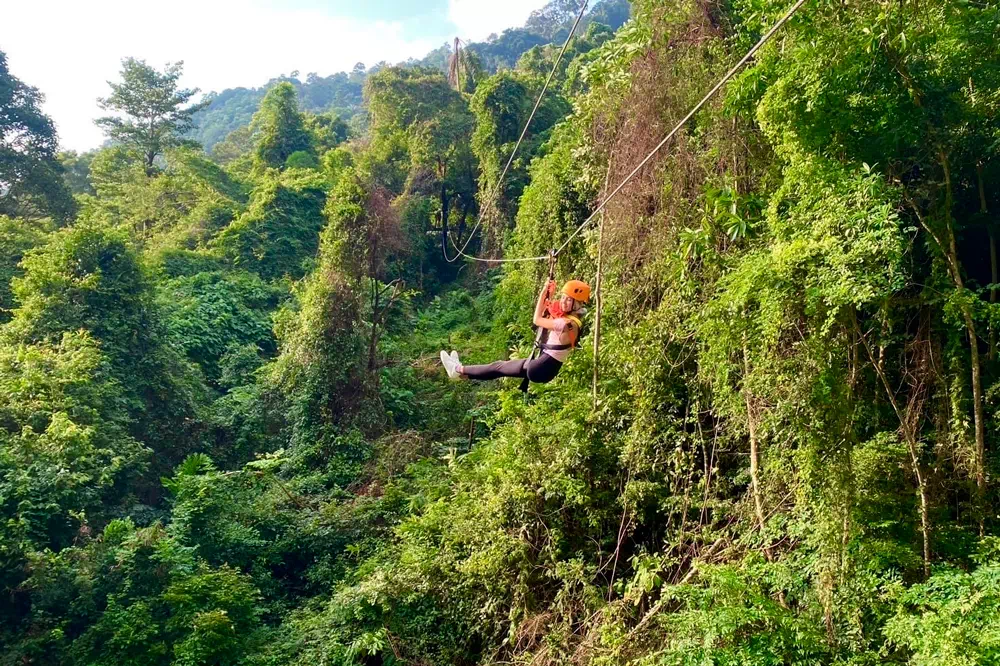 Zipline on Samui Hawk Adventure view 5