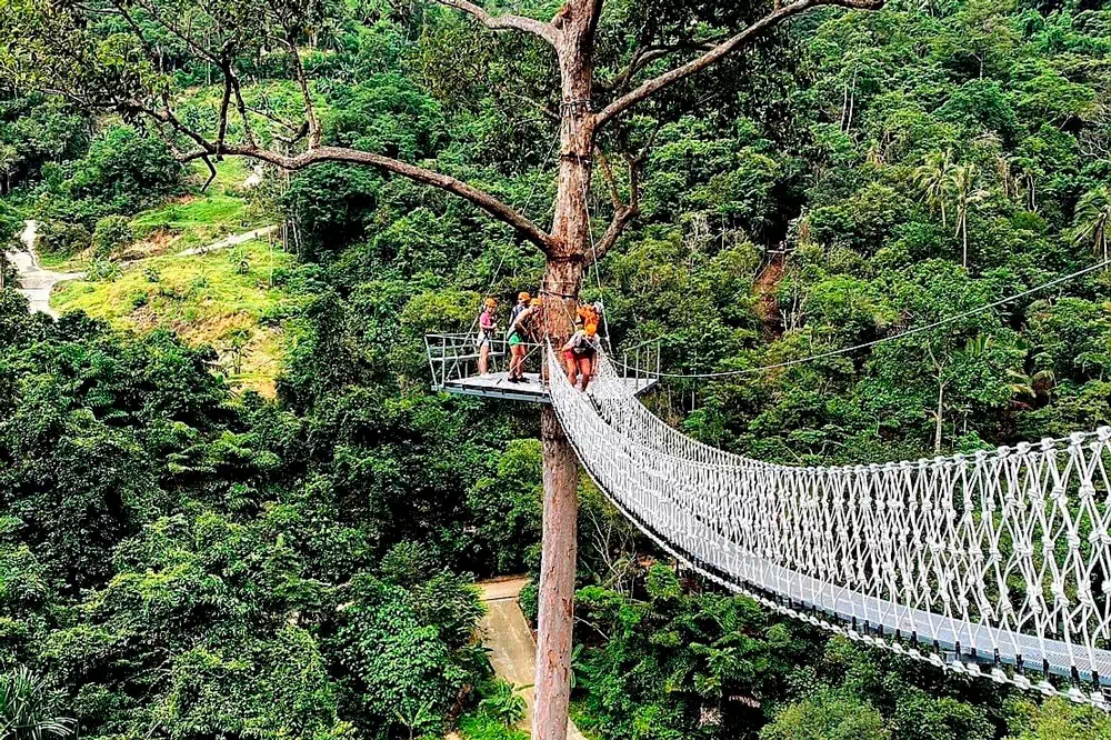 Zipline on Samui Hawk Adventure view 6