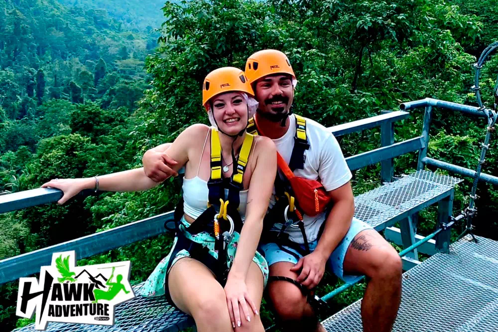 Zipline on Samui Hawk Adventure view 7