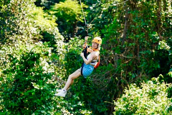 Zipline on Samui Hawk Adventure view 10