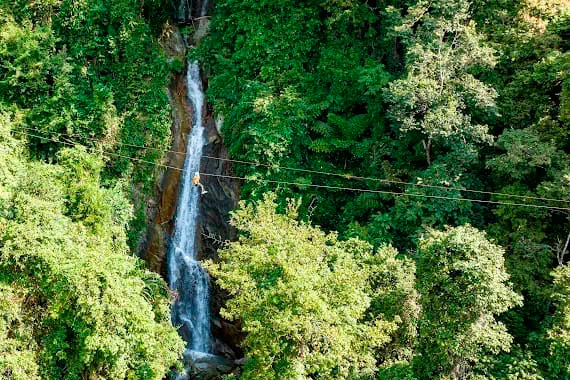 Zipline on Samui Hawk Adventure view 11