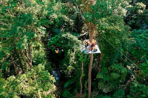 Zipline on Samui Hawk Adventure view 12