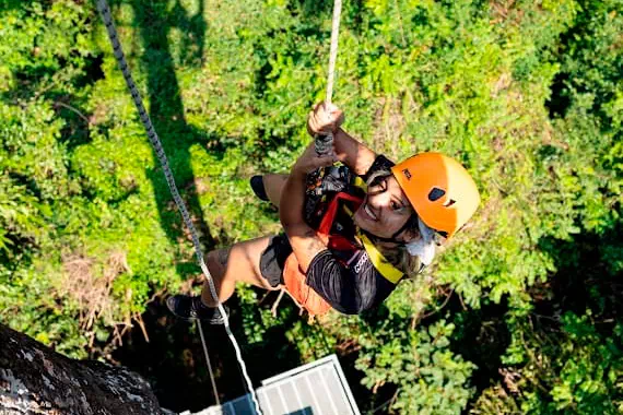 Zipline on Samui Hawk Adventure view 13