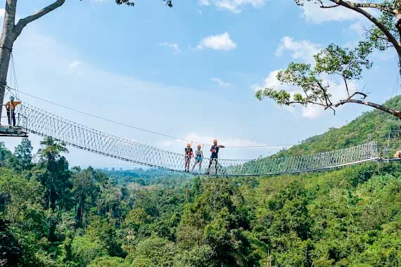 Zipline on Samui Hawk Adventure view 16