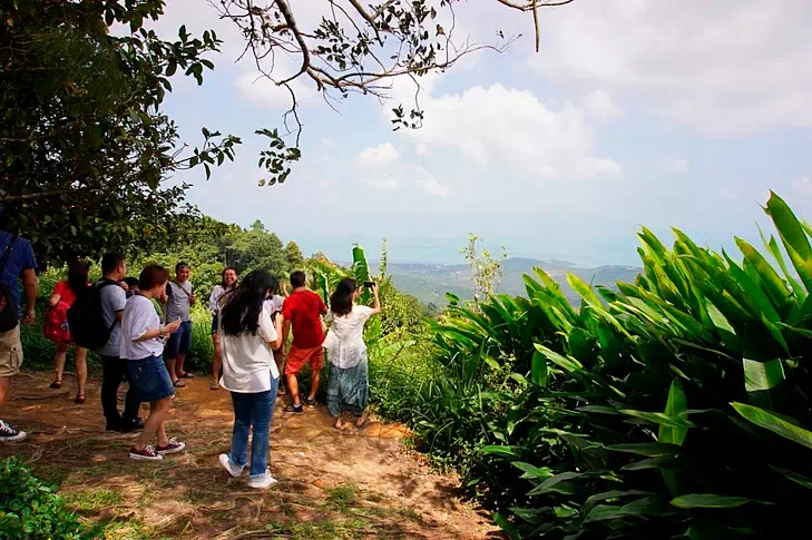 koh Samui tour on comfortable jeeps view 10