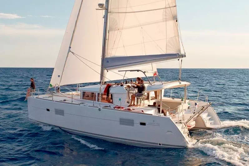 Blue Coco catamaran on Koh Samui view 1