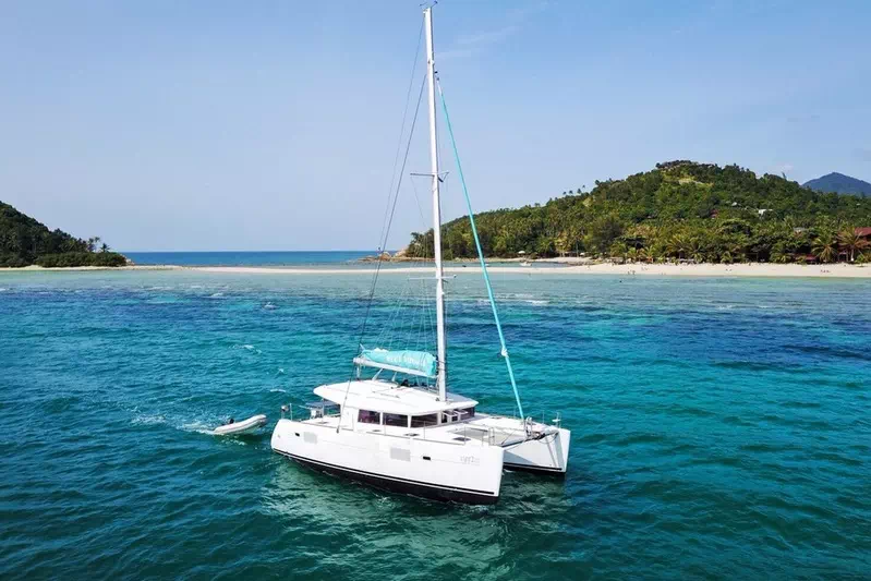 Blue Coco catamaran on Koh Samui view 2
