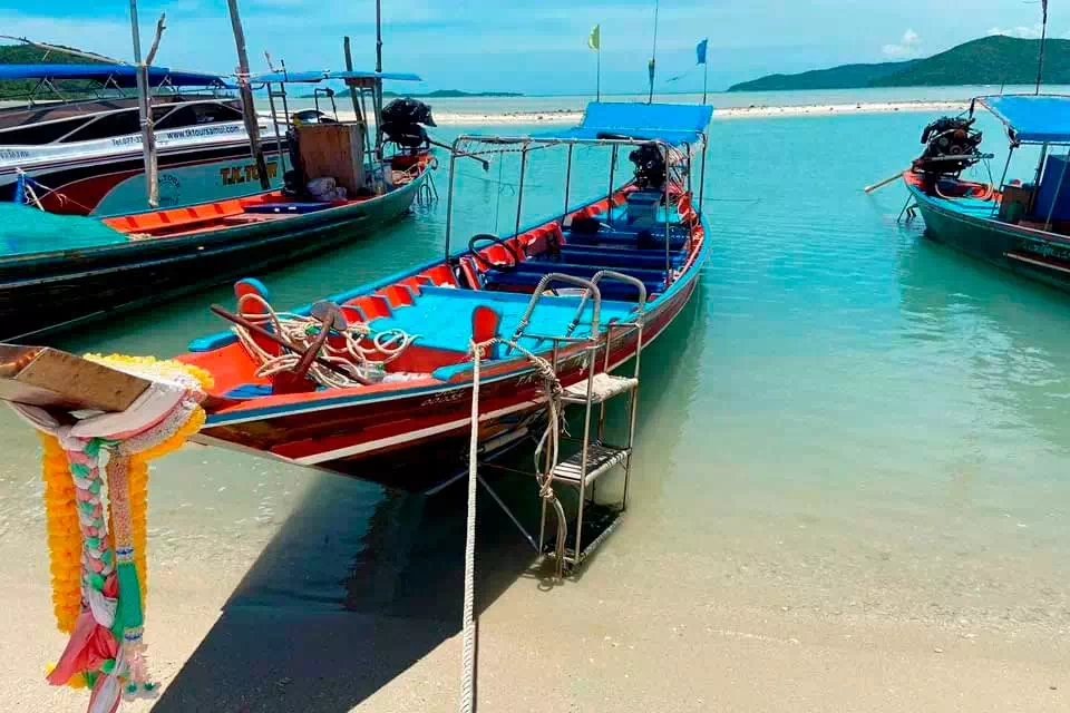 Private Long-tail Boat to Koh Tan Koh Madsum Koh Rap view 3