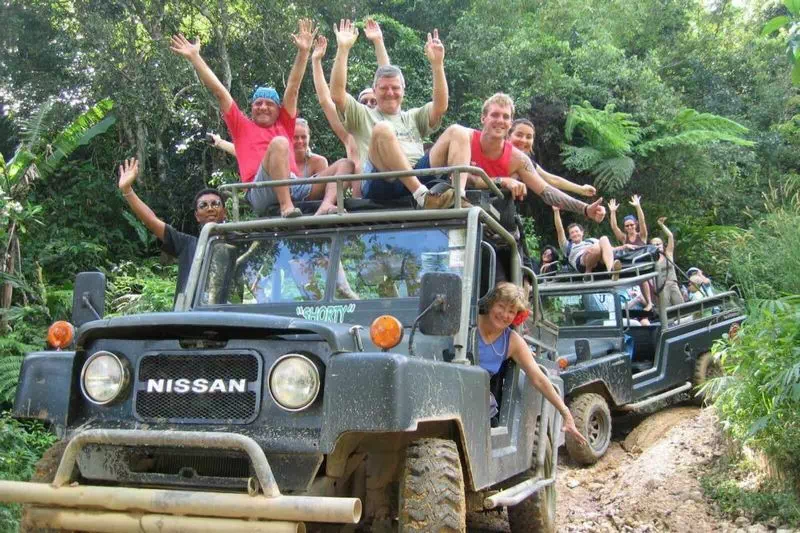 Jungle Safari on military jeep view 1