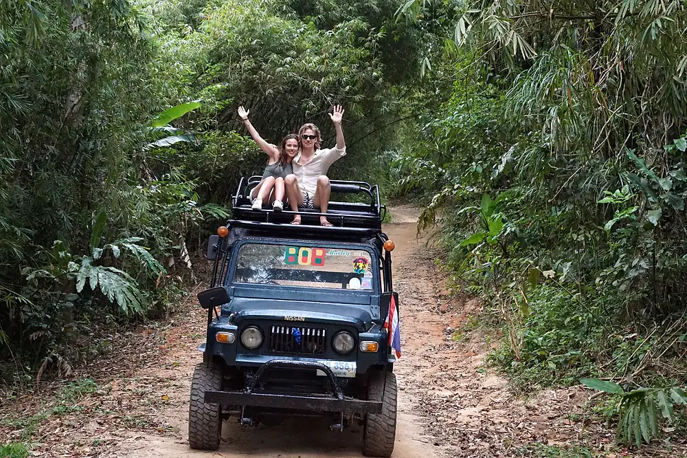 Namuang Waterfall Koh Samui - Mr Ung jeep safari