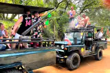 Koh Samui jungle - 4x4 military jeep