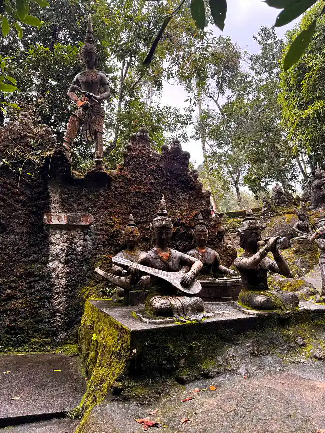 Secret Buddha Garden Koh Samui stone statues