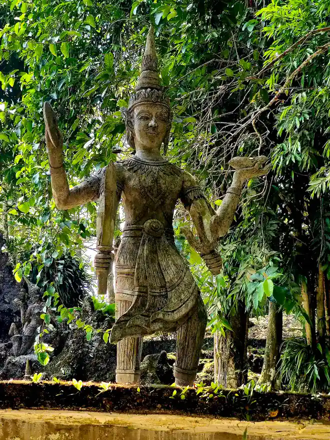 Secret Buddha Garden Koh Samui stone statues