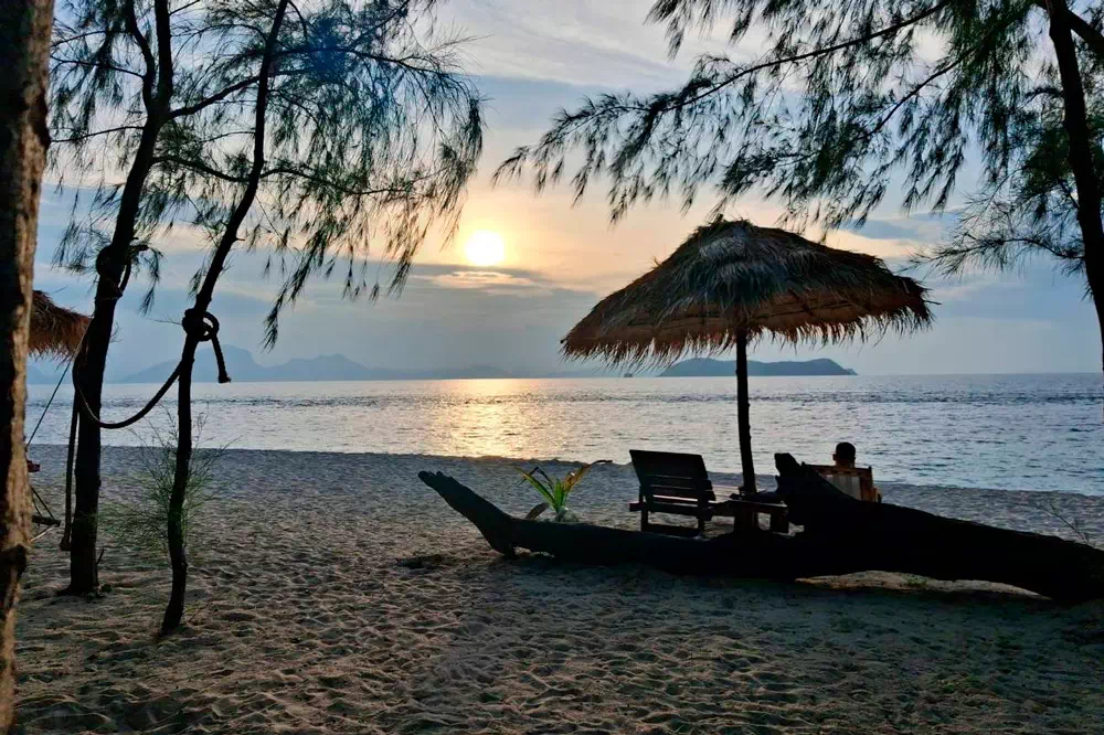 Koh Madsum, Koh Rap, and Koh Tan from Samui view 1